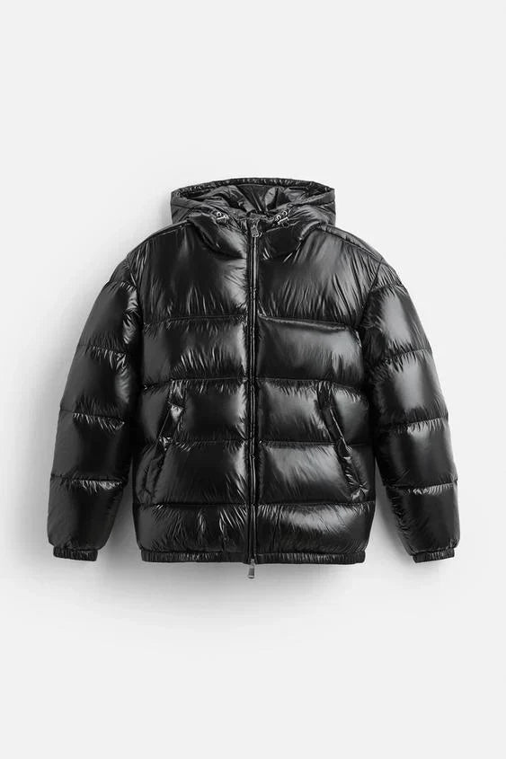 Crown & Concrete™ | Black Puffer Jacket