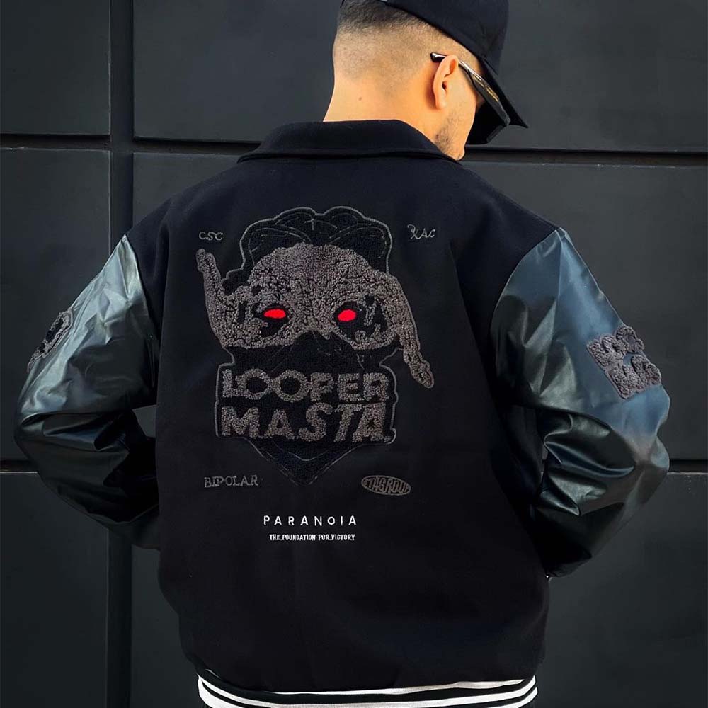 Crown & Concrete™ | Masked Embroidered Jacket