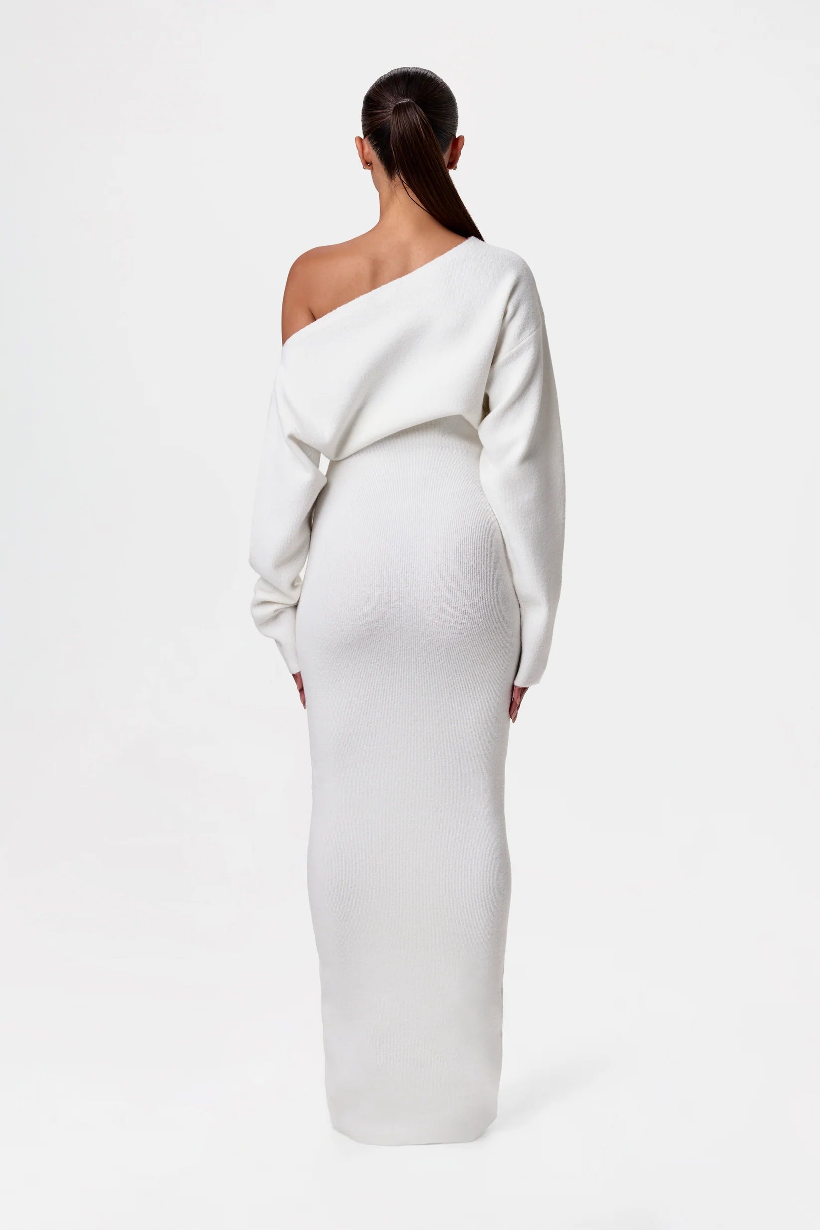 Crown & Concrete™ | Drop-Shoulder Sweater Dress