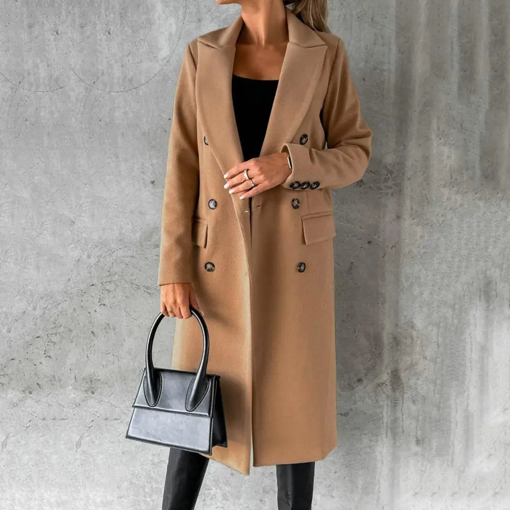 Crown & Concrete™ | Elegant Wool Coat